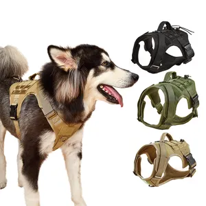 Tactical Pet dog vest harnesses For Puppy and medium large In training Adjustable durable dog hunting Vest dog harness