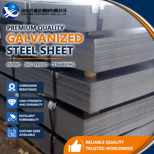 Chapa de Acero Galvanizado por Inmersión en Caliente Tipo B Z150 0.40mm 1000mm ASTM A653 para Proyectos de Ingeniería - Product Image 1