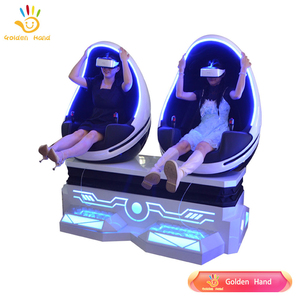 เครื่องจำลองรถไฟเหาะ 9D <span class=keywords><strong>VR</strong></span> รุ่น Golden Hand แบบเก้าอี้ไข่คู่ ใช้ได้ทั้งในร่ม/กลางแจ้ง โครงสร้างโลหะและพลาสติก ยี่ห้อ <span class=keywords><strong>Deepoon</strong></span> <span class=keywords><strong>VR</strong></span> - Product Image 6