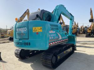 Mini pelle sur chenilles Kobelco SK75 d'occasion originale japonaise fabriquée avec des composants de moteur et de pompe à noyau à vendre - Product Image 4