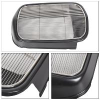 Pour calandre avant en acier Ford 1932 + gril en acier inoxydable sans trou de manivelle