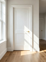 Porte insonorisée robuste et sécurisée pour enfants, style Shaker minimaliste en MDF, pour cuisine, salle de bain, salle de jeux, crèche, école, entrée (lot de 3)