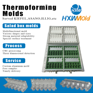 Chuyên nghiệp cá nhân một thời gian khay trứng nóng đúc khuôn thermoforming với nhiều trạm - Product Image 2