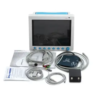 CONTEC rts Color fonction médicale système de surveillance patient électrocardiographe 12 canaux CMS8000