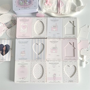 Kpop Tùy Chỉnh Hai Mặt Màu Sắc Thư Mục Ảnh DIY Tông Khung Hình Ảnh Cho Ngôi Sao Phim Hoạt Hình Cho Giấy Thủ Công Lời Chào - Product Image 2