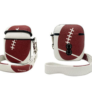 Football <span class=keywords><strong>Basketball</strong></span> Rugby Baseball étui en cuir pour Apple <span class=keywords><strong>Airpods</strong></span> 1/2/3/4 protecteur pour <span class=keywords><strong>Airpods</strong></span> Pro 2 housse casque sans fil sac - Product Image 6