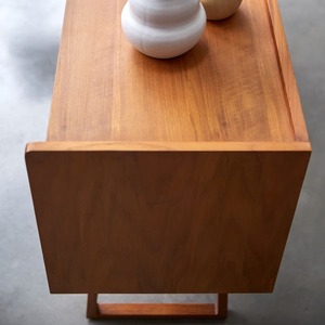 Luxury Design <strong>Dark</strong> <strong>Wood</strong> <strong>Sideboards</strong> Buffet Cabinets Golden Modern Living Room Console Table - Product Image 3