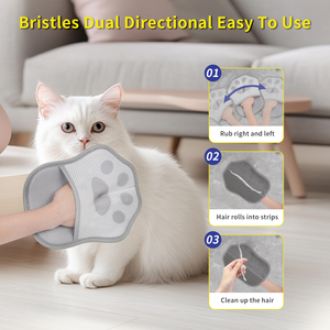 Gants électrostatiques réutilisables de haute qualité pour enlever les poils d'animaux, gants électrostatiques pour enlever les poils d'animaux, gants pour enlever les poils d'animaux - Product Image 3