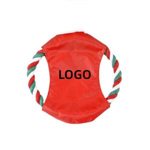 Jouets à mâcher en corde de coton pour chien avec logo personnalisé en gros, jouets interactifs pour animaux de compagnie pour mouvements en extérieur - Product Image 1