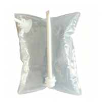 Pochette Bag-in-Box (BIB) transparente avec valve pour tube de lait, emballage liquide aseptique de qualité alimentaire pour lait, eau de coco, produits laitiers