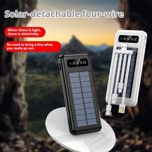 Caricabatterie Solare Portatile <span class=keywords><strong>di</strong></span> Alta Qualità da <span class=keywords><strong>10</strong></span>.000 mAh, Prezzo del Produttore, Ingresso Micro USB con Cavo Integrato, <span class=keywords><strong>10</strong></span>.000 mAh - Product Image 5
