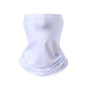 Custom 100% Polyester White Cover Bandana Sublimation Blank <b>Neck</b> <b>Gaiter</b> for Heat Press - Product Image 1