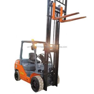 Mini Competitive for Forklifts Price 3 Ton Portable Used Diesel Forklift 3m Lift 1 Year Warranty Free Shipping Small Farm - Product Image 1