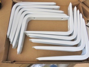 Supports muraux en zinc plaqué, très demandés en usine - Product Image 4