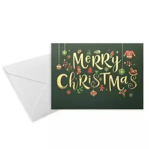 Merry Christmas Cards Christmas Tree Winter Gift P Clip Strip Digital Gift Card Punch Gift Cards