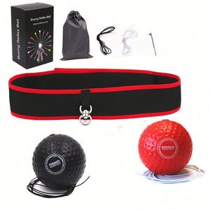 Nuevo Producto: Pelotas de Reflejos para Boxeo con Banda para la Cabeza, Entrenamiento Deportivo de Velocidad, Golpeo, Lucha y Reacción - Product Image 3