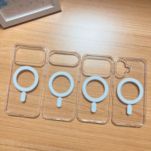 Thực tế Hot Bán chống sốc trong suốt bìa cho <span class=keywords><strong>Iphone</strong></span> 17 không khí 17 Pro từ tính không dây sạc điện thoại trường hợp mới - Product Image 1