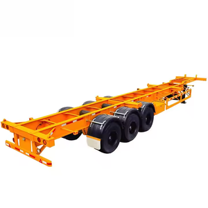 Semirremolque de Contenedores de Carga de 20 y 40 Pies, Fabricado en China, para Transporte de Contenedores Marítimos - Product Image 6