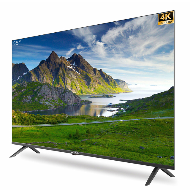 Customized Multi Languages 55" Android Smart Tv Television 4K HD 55 65 75 85 Inch Flat Screen Tv