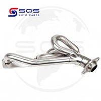 SQS High-Quality Exhaust Tail Pipe Downpipe Kit for Manifold Stainless Steel Header Dodg-e Ram/ Durango/ Dakota 5.2l/ 5.9l V8