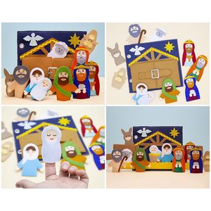 Venta al por Mayor de Juguetes Educativos Montessori Ecológicos para Bebés, Libros Bíblicos Personalizados de Habilidades Hechos de Fieltro, Regalo para Niños de 1 a 6 Años - Product Image 2