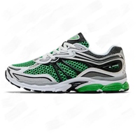 Saucony ProGrid Omni 9 : Baskets respirantes en maille pour longues courses, doublure en cuir véritable, à lacets, tendance et élégantes