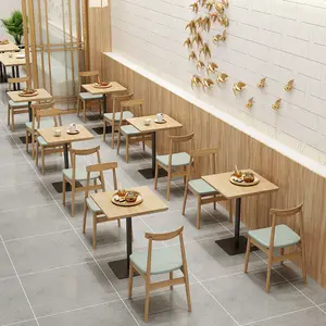 Bancs de <span class=keywords><strong>restaurant</strong></span> en bois personnalisables avec table intégrée - Product Image 3
