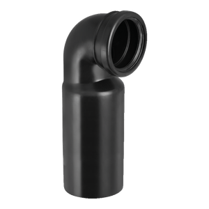 Codo de Desagüe de PVC Extendido de 90 Grados para Inodoro Suspendido, Accesorios para Lavabo de 90 mm con Filtro para Baño o Cocina - Product Image 1