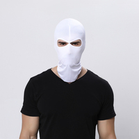 En gros Mode Baclava Casque Chapeaux Logo Personnalisé Moto Ski Masque 2 Trous Deux Tactique Full Face Balaclava