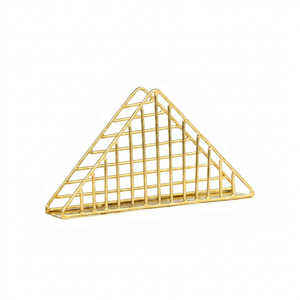 Porte-serviettes et organiseur de mouchoirs en métal classique, durable, pour une ambiance de table élégante et une décoration intérieure de style. - Product Image 1
