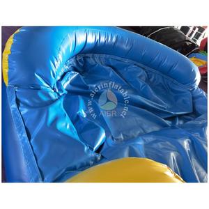 Parcours d'obstacles gonflable en 2 parties avec <span class=keywords><strong>piscine</strong></span>, défi aquatique amusant pour enfants, équipement de parc aquatique extérieur - Product Image 4