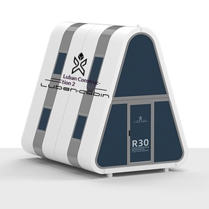 Capsule spatiale triangulaire B & B, maison de camping commerciale à grand espace à double couche, exportation de commerce extérieur, maison préfabriquée divisée - Product Image 1