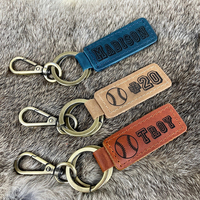 Porte-clés en cuir vierge personnalisé, porte-clés en métal avec logo de voiture, porte-clés en caoutchouc, vente en gros