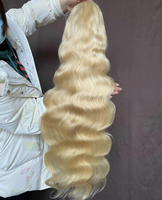 Wig Rambut Lace Front Pirang 613 Wig Rambut Asli 13X6 Full Lace - Wig dan Rambut Asli