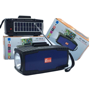 Eletree Fp-103-S Haut-parleur radio Fm portable sans fil rechargeable Radyo le moins cher avec kit de lampe de poche <span class=keywords><strong>Diy</strong></span> - Product Image 1