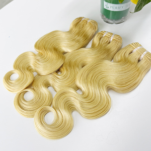 Extensions de cheveux humains de haute qualité 613 Body Wave, disponibles en différentes longueurs - Product Image 5