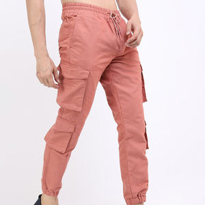 Pantalones Cargo de Lona Ligeros de Cintura Alta y Corte Relajado para Hombre con Bolsillos Laterales para Máximo Almacenamiento - Product Image 2