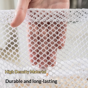 Sacchetto per Bucato in Rete di Nylon con Cordoncino, Protezione Rinforzata, Grande Borsa per Pulizia, Moderno Stock all'Ingrosso - Product Image 4