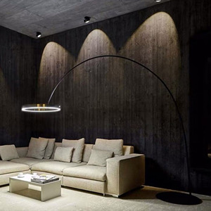 Lampada da Terra Moderna di Lusso Regolabile, Lampada ad Arco in Metallo <span class=keywords><strong>LED</strong></span> per Decorazione Hotel, Camera da Letto, Divano e Soggiorno - Product Image 5