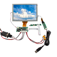 Placa Controladora LCD VGA AV para PLC, Pantalla Táctil Resistiva de 8 Pulgadas 800x600 EJ080NA-05A, Suministro al por Mayor