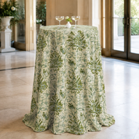 Nappe de table rectangulaire en polyester à motif personnalisé pour événements extérieurs, mariages, fêtes et location – Vente en gros usine