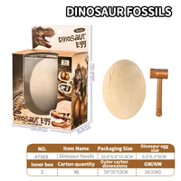 Kit d'excavation d'œufs de dinosaures mystères géants, cadeaux de Noël pour garçons et filles, remplisseurs de paniers de Pâques, fournitures pour fêtes