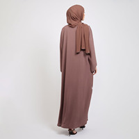 Nouvelle Abaya de luxe brodée de perles sur mesure pour le Moyen-Orient, grande taille, vente en gros, ensemble Abaya brodé musulman de Dubaï