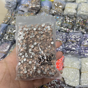 WHATSTONE SS6-SS30 <span class=keywords><strong>couleur</strong></span> Siam dos plat vente en gros Non correctif cristal moka verre strass pour robe de mariée - Product Image 4