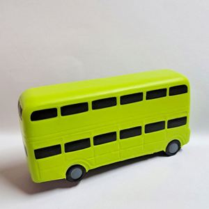 Imprint Logo <b>Foam</b> Double Decker <b>Bus</b> Stress Ball Soft Squeezable <b>Foam</b> <b>Bus</b> Shape Stress Reliever <b>Toys</b> for Promotion - Product Image 3