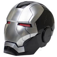 Masque de super-héros d'Halloween, casque portable avec commande vocale pour cosplay