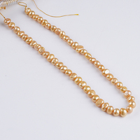 Perles d'eau douce baroques naturelles de 6-7 mm pour la fabrication de bijoux
