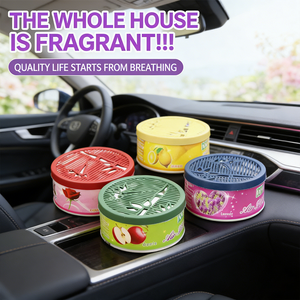 Deodorante per Auto di Lusso in Lega di Zinco, Lunga Durata 90 Giorni, Balsamo Aromatico in Barattolo, Elimina Odori - Product Image 4
