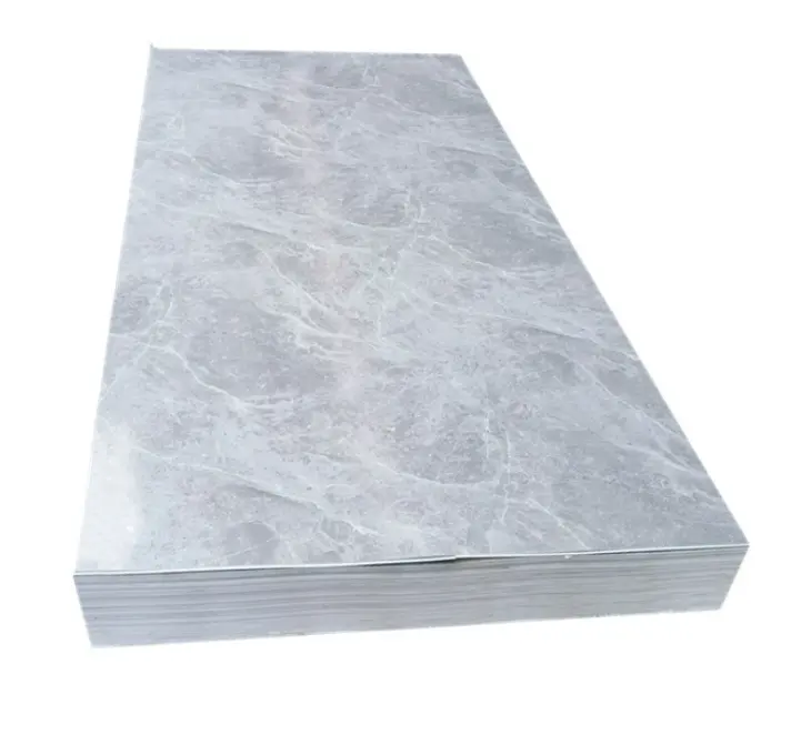 2.5mm 3mm decoration waterproof pvc marble solid sheet pvc marble sheet for sale