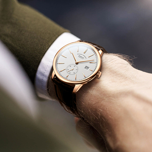 Montre mécanique de luxe pour homme Lobinni 3817, étanche 5 ATM, bracelet en cuir, affichage à aiguilles - Product Image 6